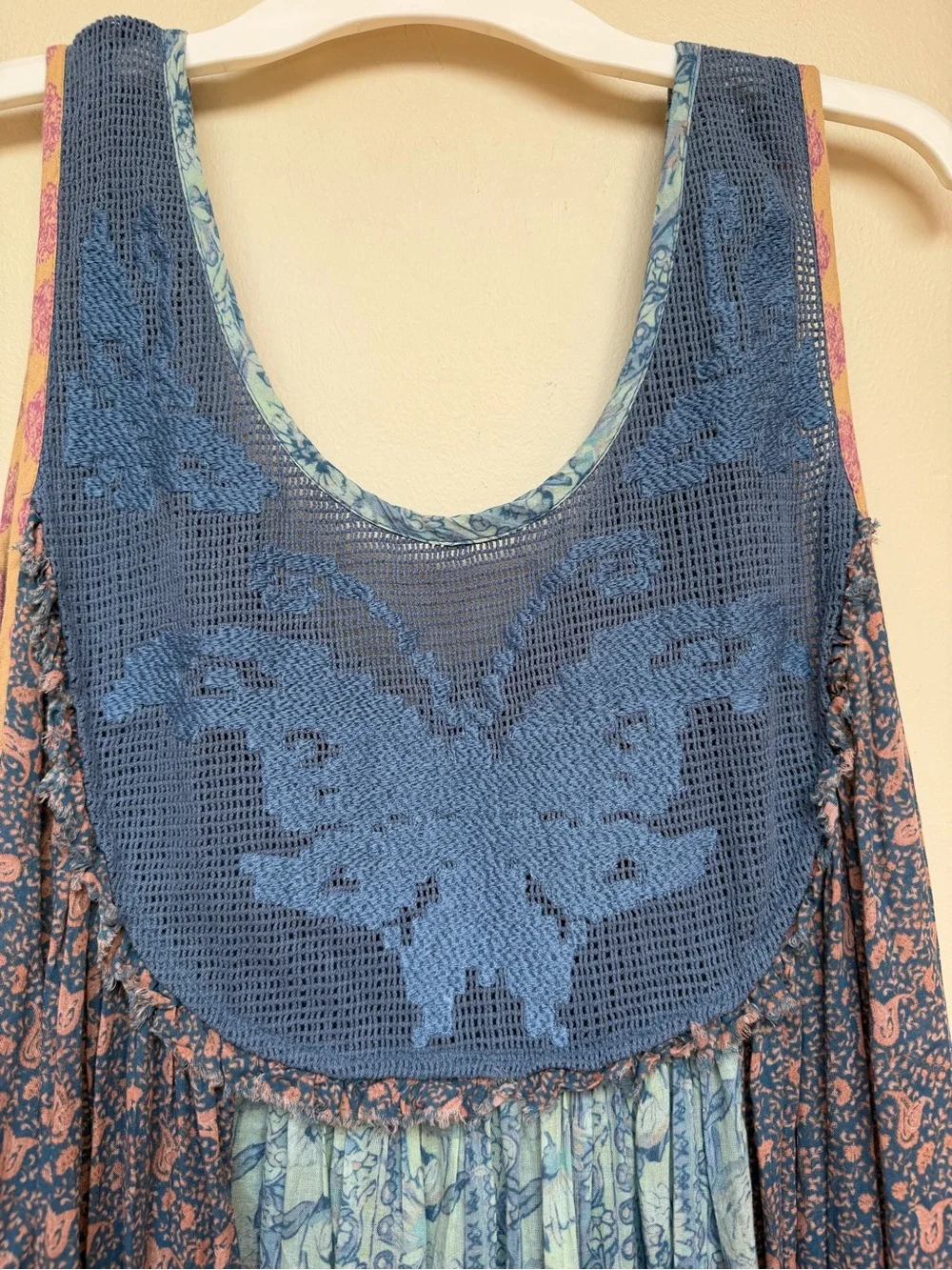 Free People Lost Palms Craft Maxi Dress | Size S